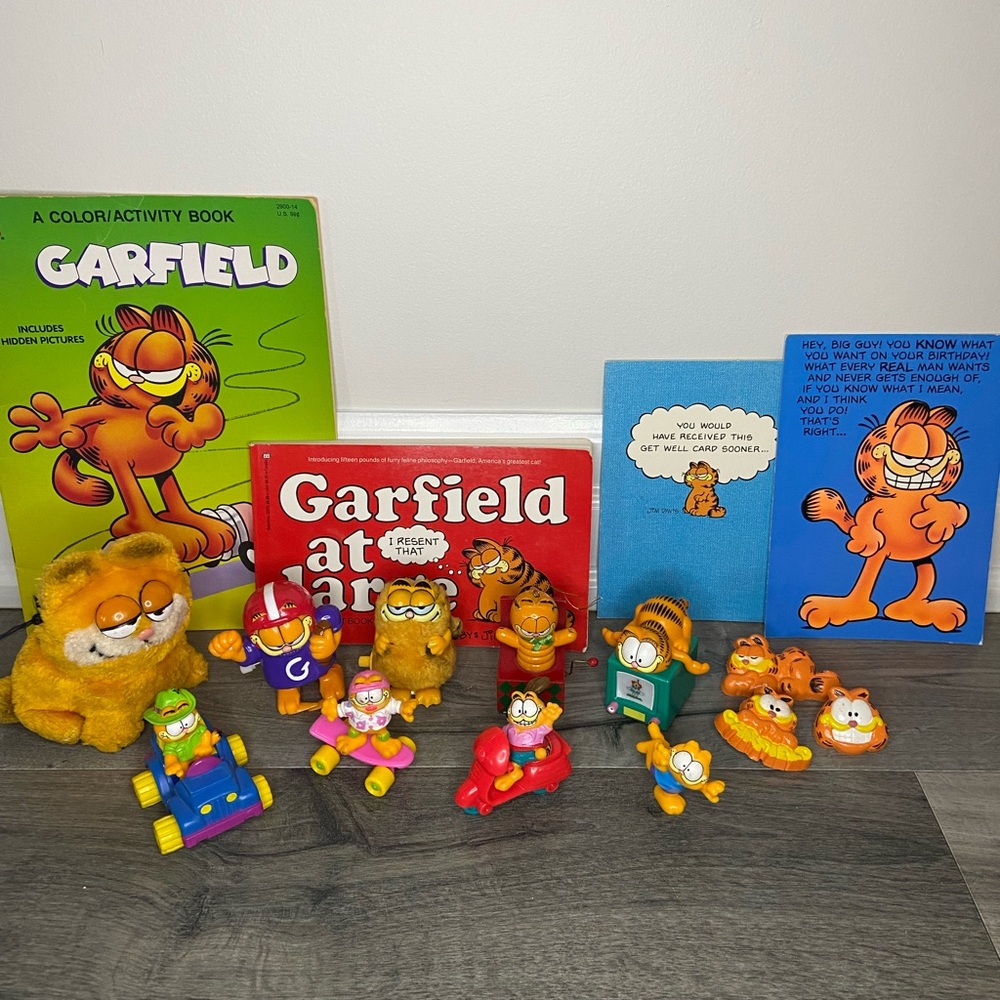Huge Vintage Garfield Collection